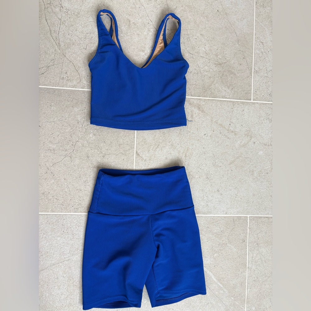 Girls crop top & Shorts Set